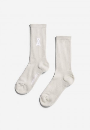 ARMEDANGELS SAAMUS BOLD Socks made of Organic Cotton Mix Luna Rock | ZPHOSA-734