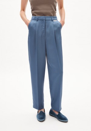 ARMEDANGELS SANDRINAA TAPERED Woven Pants made of TENCEL™ x REFIBRA™ Lyocell Azules | RYQLMT-753