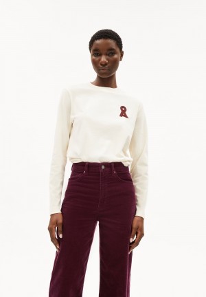 ARMEDANGELS TAAMINARA Å EMBRO Heavyweight Longsleeve Regular Fit made of Organic Cotton Mix Undyed | KGELDU-259