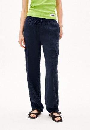 ARMEDANGELS TARAANEHAA Woven Pants made of TENCEL™ Modal Mix Night Sky | LKQMXP-847