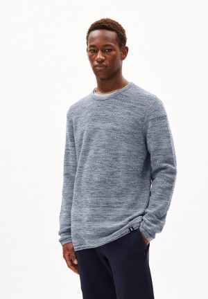 ARMEDANGELS TOLAA Sweater Regular Fit made of Organic Cotton Morning Dew-night Sky | JLVNAM-296