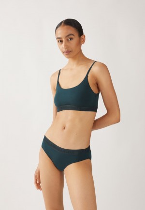 ARMEDANGELS TOVAA Bralette made of TENCEL™ Modal Mix Teal Stone | AZKVMH-834