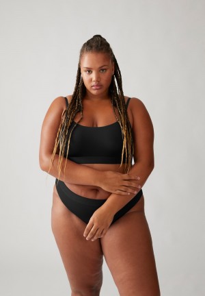ARMEDANGELS TOVAA Bralette made of TENCEL™ Modal Mix Negras | UXKLCJ-617