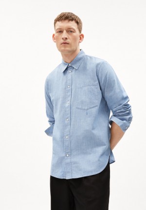 ARMEDANGELS VAASO Shirt Relaxed Fit made of Organic Cotton Butterfly | NPLFKR-532