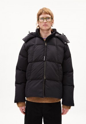 ARMEDANGELS VILSAAND Parka Relaxed Fit made of Polyamid Mix (recycled) Negras | APNORG-365
