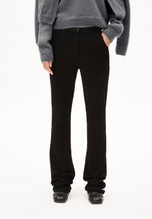 ARMEDANGELS VUMINAAR Jersey Pants made of LENZING™ ECOVERO™ Mix Negras | BWFMJD-074